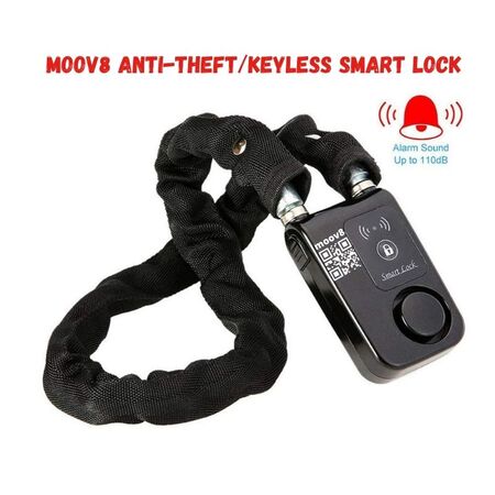 Moov8 iLock – Keyless Ebike / Scooter Smart Lock with Anti Theft Alarm 110dB APP Control