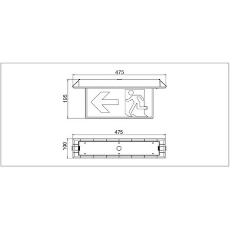 Recessed Blade Exit