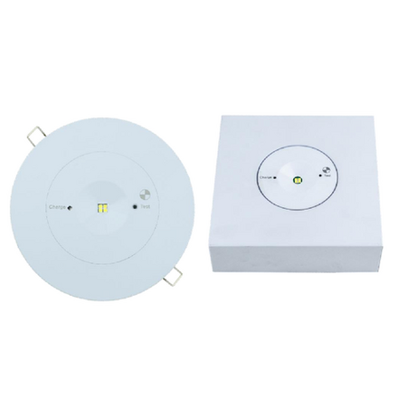 Premium Emergency Downlight with Self Test - Surface Mount