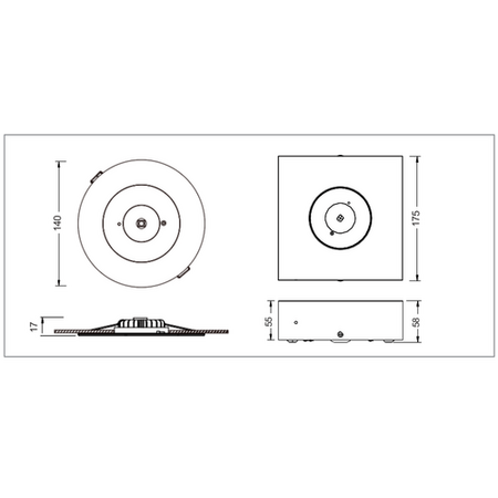 Premium Emergency Downlight with Self Test