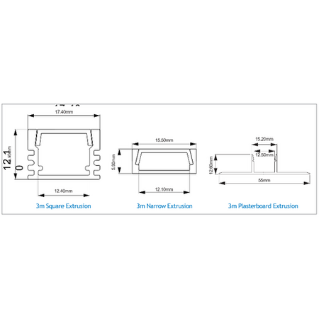 3m Strip Channel - Narrow