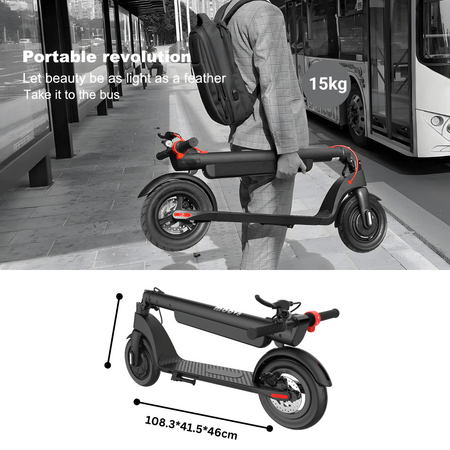 Moov8 X8 eScooter – Lightweight & Reliable Daily Commuter
