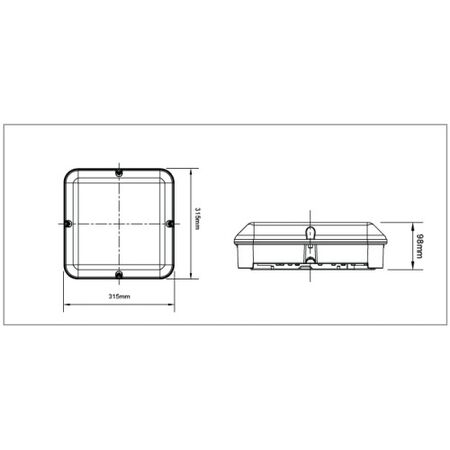 IP65-IK10 Bulkhead