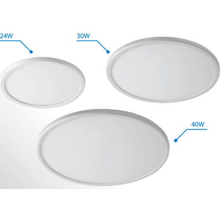 24W Slimline Tri-Colour Oyster