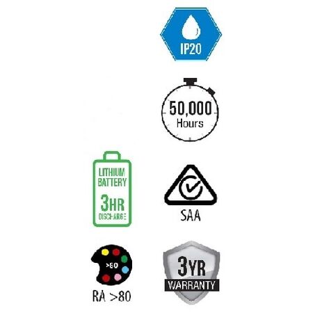 2ft LED Strip Batten - Prismatic