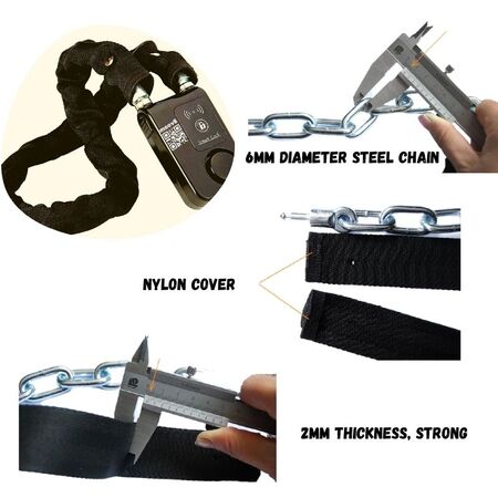 Moov8 iLock – Keyless Ebike / Scooter Smart Lock with Anti Theft Alarm 110dB APP Control