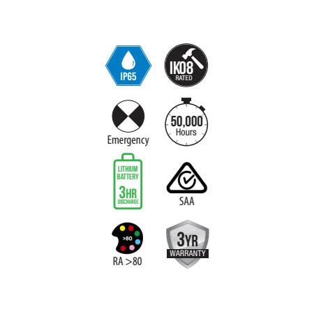 4ft T8 Tube Batten - Weatherproof