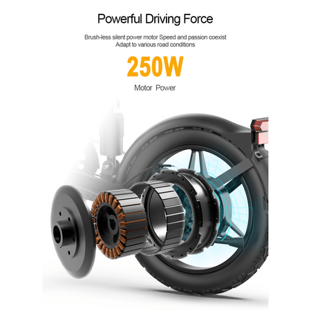 Moov8 Model H1 Light Folding eBike | Personal Mobility Scooter