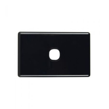 SW1PL/BLK - 1 Gang Less Mech Black