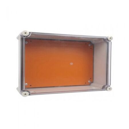 AT-1525-1 - 150MM H X 250MM W X 130MM D  IP66 - ABS/PC Polycarbonate Clear Lid Enclosure