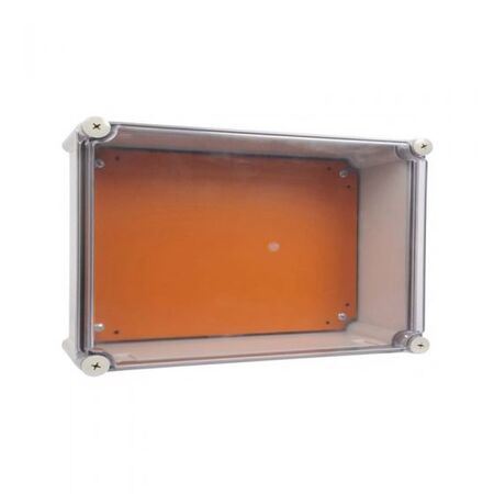 AT-1929 - 190MM H X 290MM W X 140MM D  IP66 - ABS/PC Polycarbonate Clear Lid Enclosure