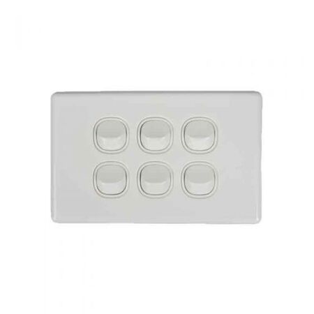 N/SW6 - 6 Gang 16 Amp Switch