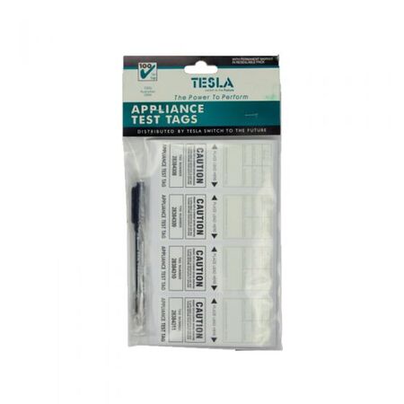T-TAG WHITE - Appliance Test Tags - WHITE