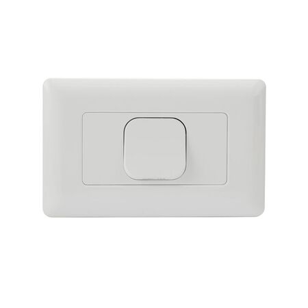 SW1/LD - Large Dolly 1 Gang 16Amp Switch White