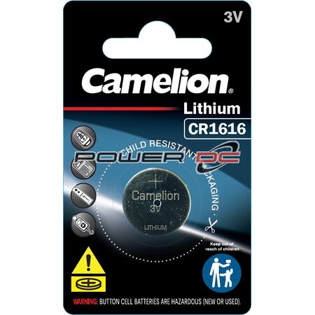 CAMELION LITHIUM 1616 BUTTON CELL-CS