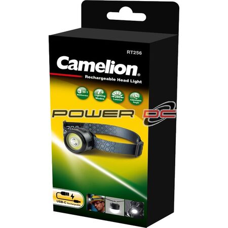 CAMELION 280LM RECHARGEABLE COB LED HEADLIGHT