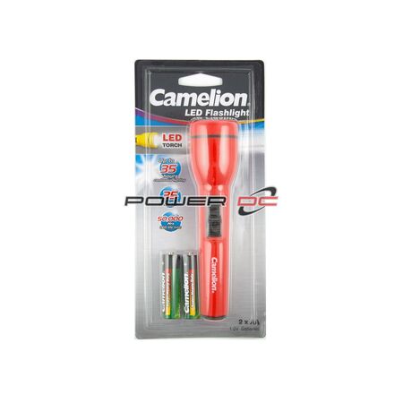 CAMELION TORCH 35LM LED 2xAA BP1