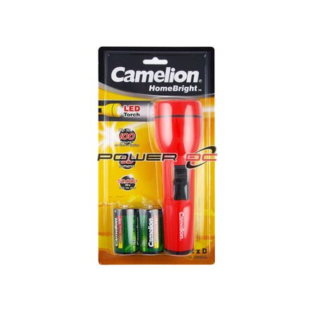 CAMELION TORCH 35LM LED 2xD BP1