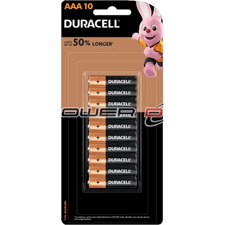 DURACELL AAA SIZE ALKALINE BP10