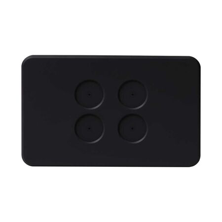 PIXIE AMBIENCE WALL & FACE PLATES - SEMI GLOSS BLACK  FACE PLATE ONLY