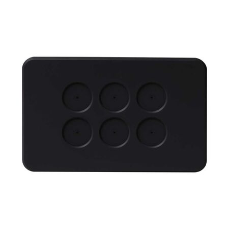 PIXIE AMBIENCE WALL & FACE PLATES - SEMI GLOSS BLACK  FACE PLATE ONLY