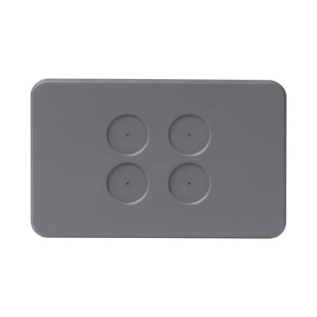 PIXIE AMBIENCE WALL & FACE PLATES - SEMI GLOSS GREY  FACE PLATE ONLY