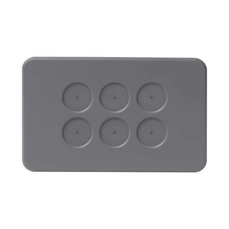 PIXIE AMBIENCE WALL & FACE PLATES - SEMI GLOSS GREY  FACE PLATE ONLY