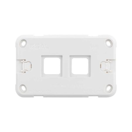 PIXIE AMBIENCE WALL & FACE PLATES - WHITE - WALL PLATE ONLY