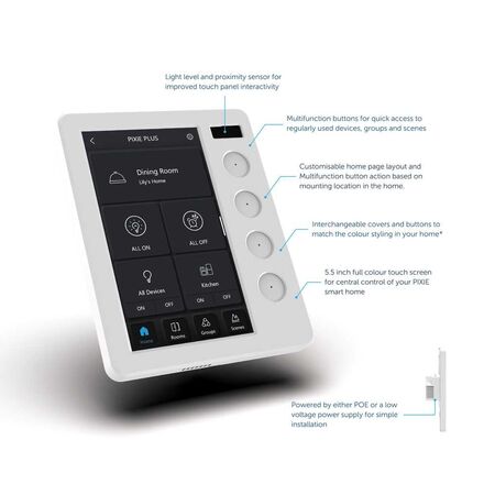 PIXIE TOUCH PANEL - WHITE