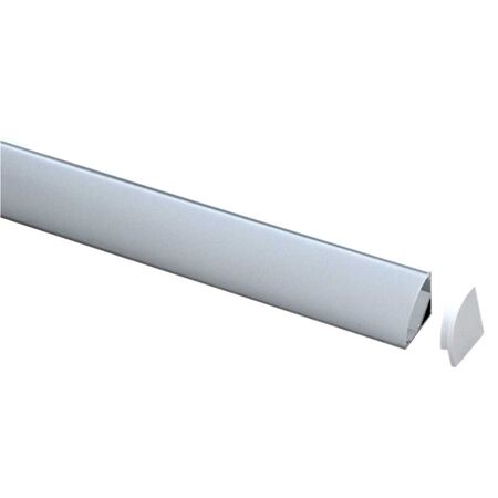 STRIP CHANNEL - Anodised Silver