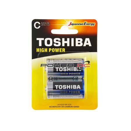TOSHIBA ALKALINE C 2PK