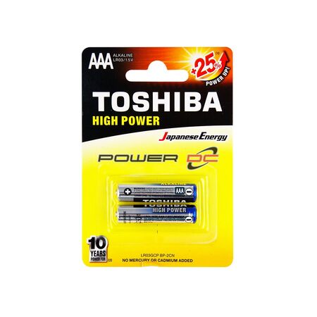 TOSHIBA ALKALINE AAA 2PK