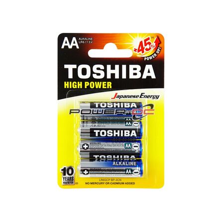 TOSHIBA ALKALINE AA 4PK