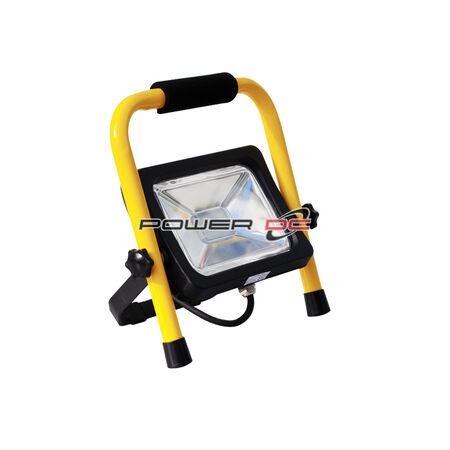 ULTRACHARGE LED FLOOD LIGHT 20WATT STAND - YELLOW