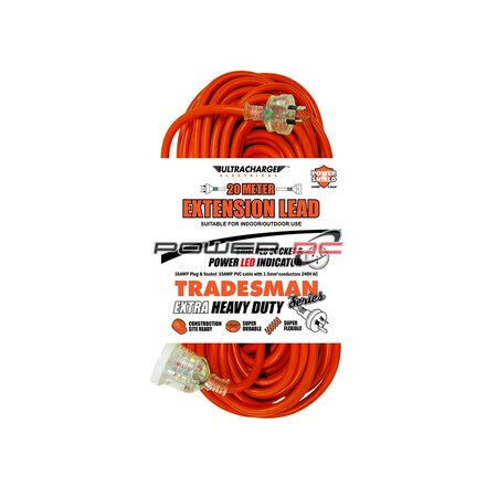 ULTRACHARGE TRADESMAN 20M HEAVY DUTY EXT LEAD