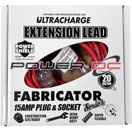ULTRACHARGE CONTRACTOR WELDING LEAD 20M 15A 2.5mm2
