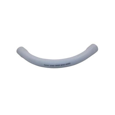 Fitting Sweep Bend 90 Degree Communications 32mm White