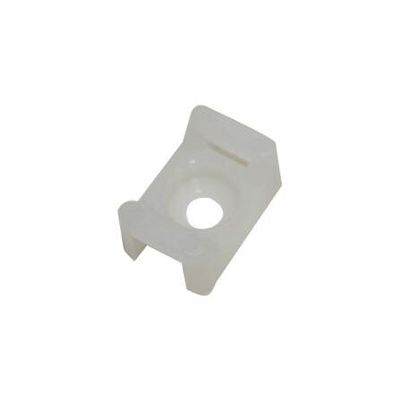 Cabac Nylon 66 Screw Mount 5mm Wide Cable Tie Natural