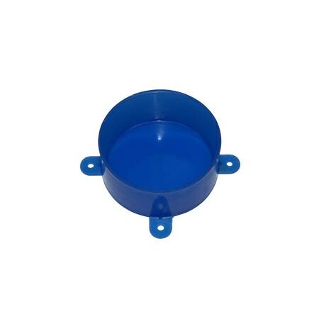 Disposable Lid with Lugs for Junction Boxes Blue