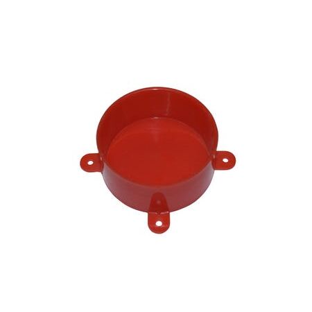 Disposable Lid with Lugs for Junction Boxes Red