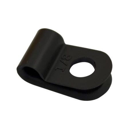 P Clip Nylon 9.5 mm Cable Black