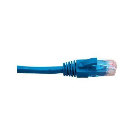 Cabac 1 Metre 4 Pair PVC Unshielded RJ45 - RJ45 Cat6 Blue Patch Lead