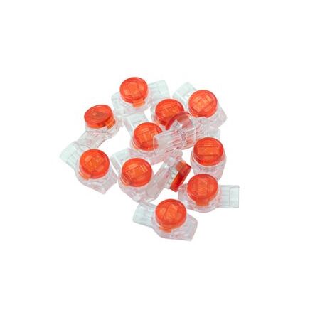 Telecom Splice Connectors Red 3W 100Pcs