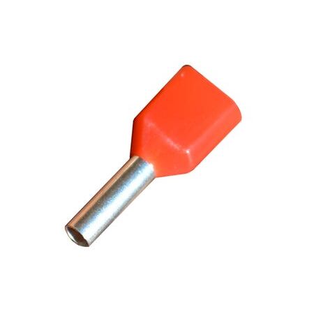 Twin Pre-Ins 2 X 1mm2 Red Halogen Free