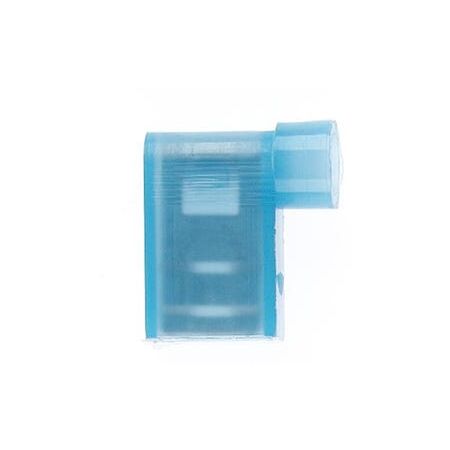 Fully Ins.Flag Quick Connect 6.4 X 0.8mm Blue