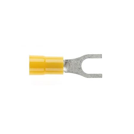 Forked Spade 5mm Yellow DG - 0.2-0.5mm Cable