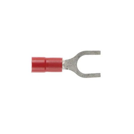 Forked Spade 5mm Red Dg