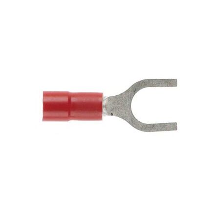 Forked Spade 5mm Red