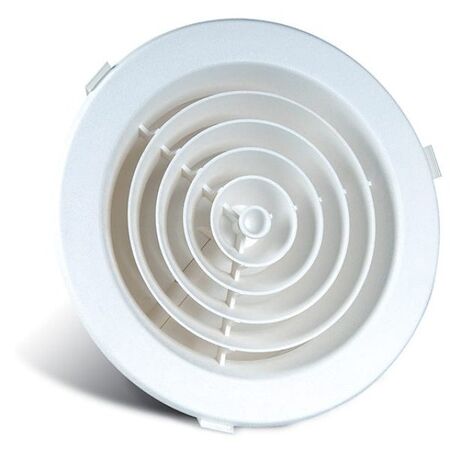 Jet Centre Grille 200mm Duct | Central Jet Design | Durable Construction by Allvent