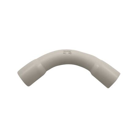 Standard Bend Fitting PVC 40mm Grey